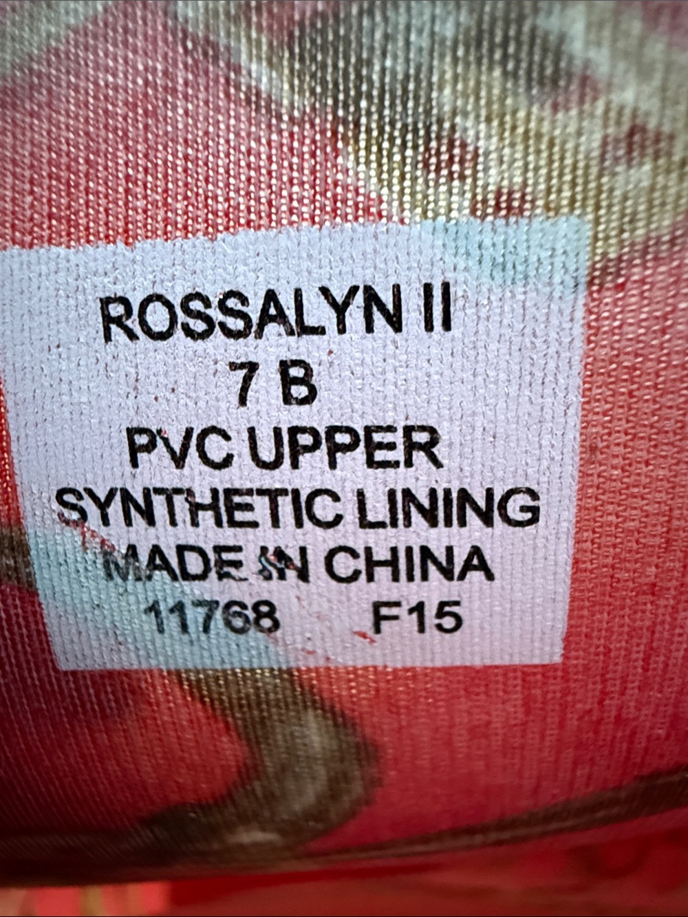 Lauren Ralph Lauren Red Equestrian Chain Print Rain Boots Size 7 - Picture 2 of 10